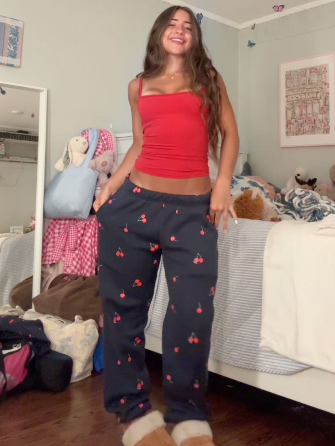 Mon Cherry Sweatpants