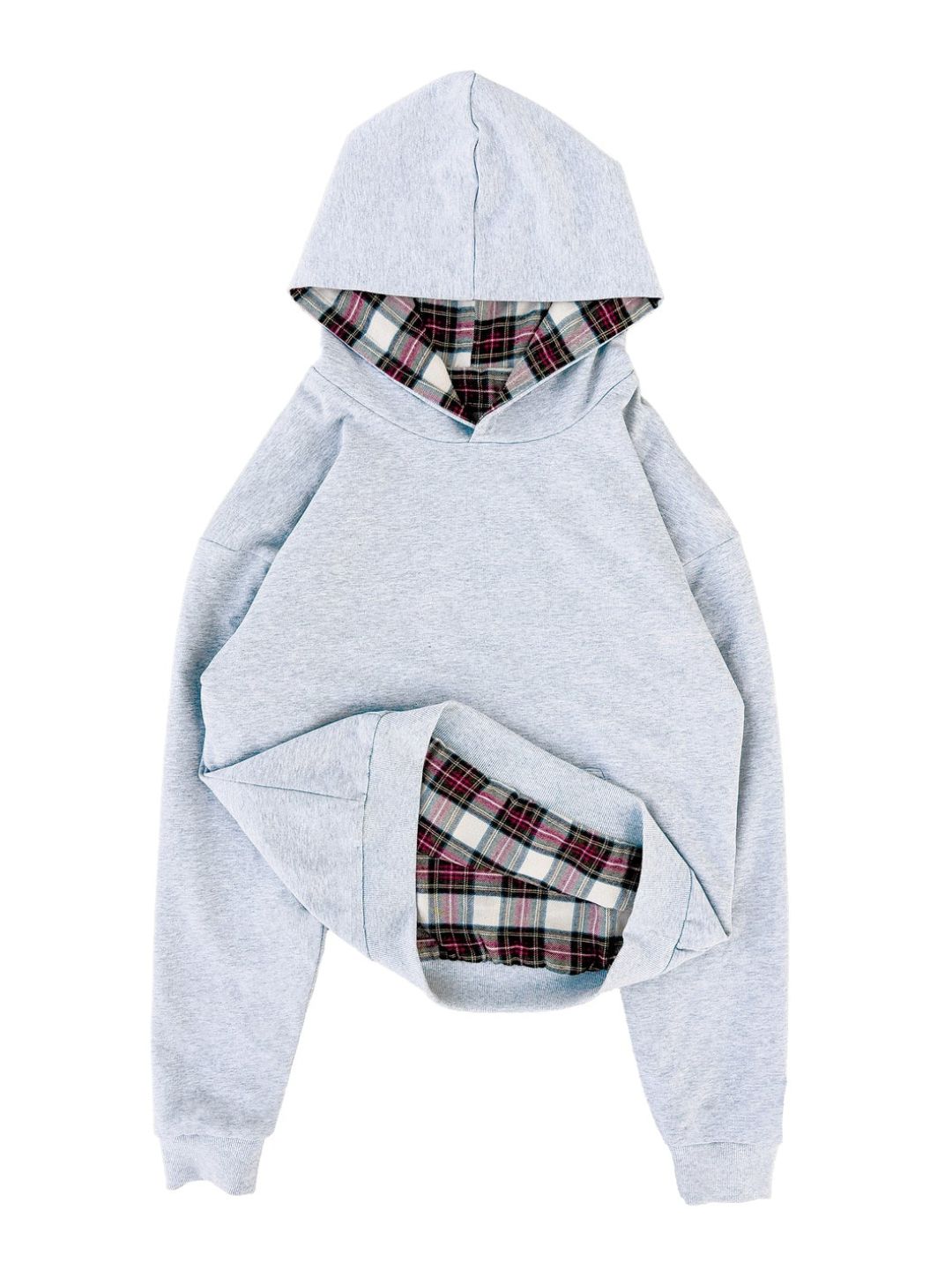 Reversible Plaid Hoodie