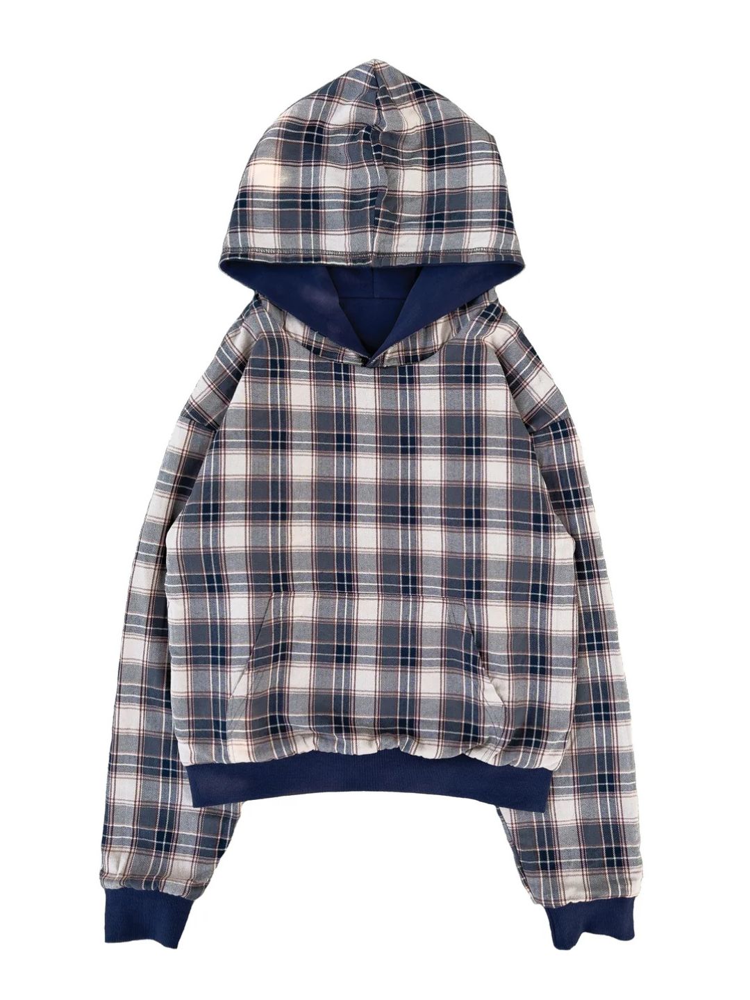 Reversible Plaid Hoodie