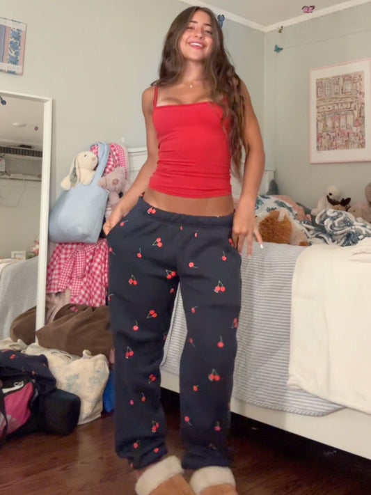 Mon Cherry Sweatpants
