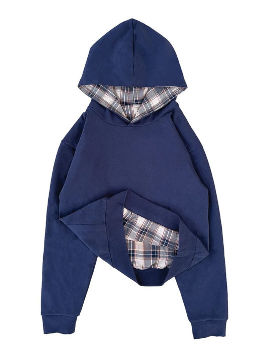 Reversible Plaid Hoodie